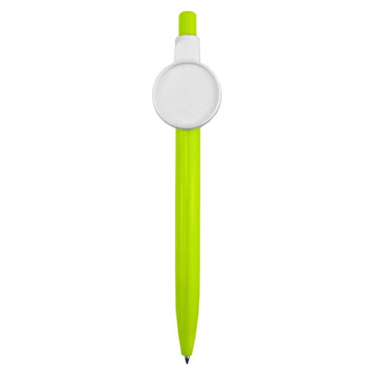 Green Button Badge Pens